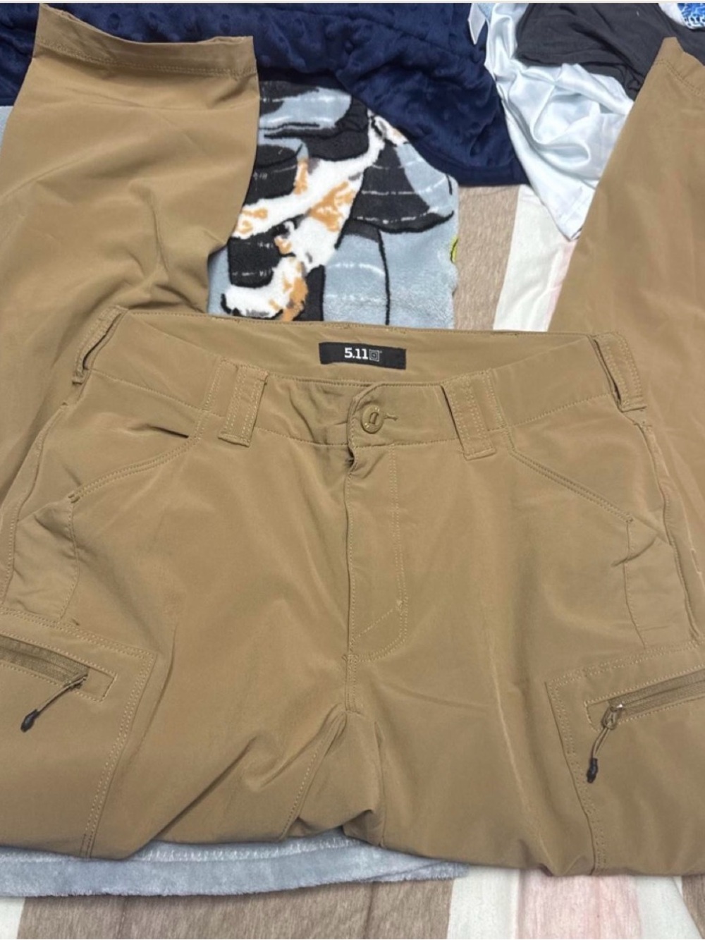 5.11 Tactical Men's Tan Performance Cargo Shorts